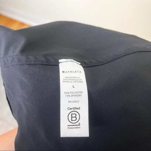 Athleta Marrow Black Romper Size Large - Picture 11 of 12